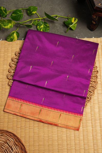 Paithani Silk Magenta Saree