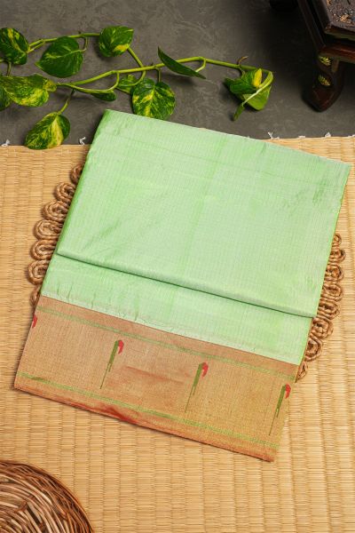Paithani Silk Sea Green Saree
