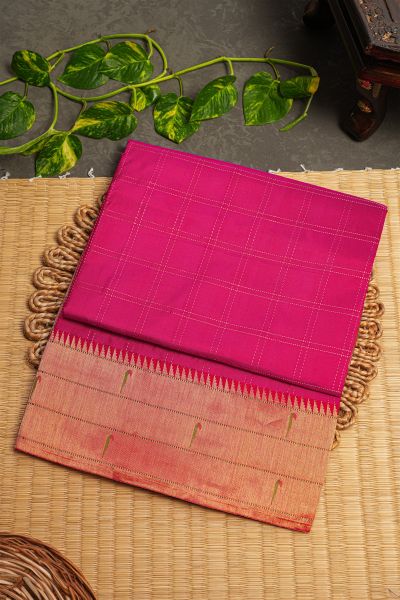 Paithani Silk Pink Saree