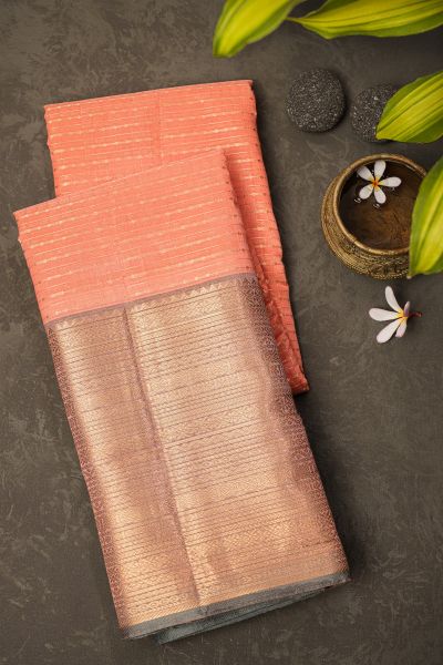 Kuppadam Sico Peach Saree