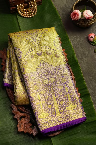 Kancheepuram Silk Gold Saree