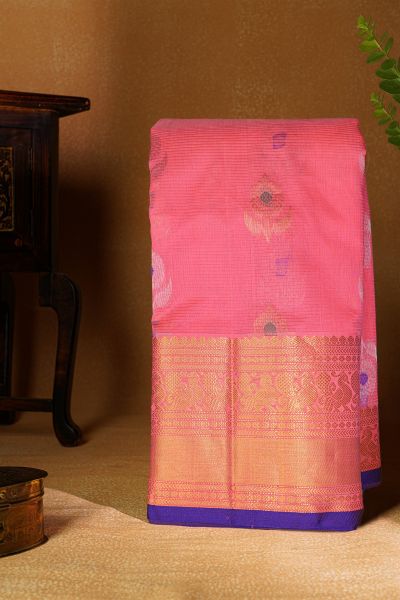 Kuppadam Sico Pink Saree