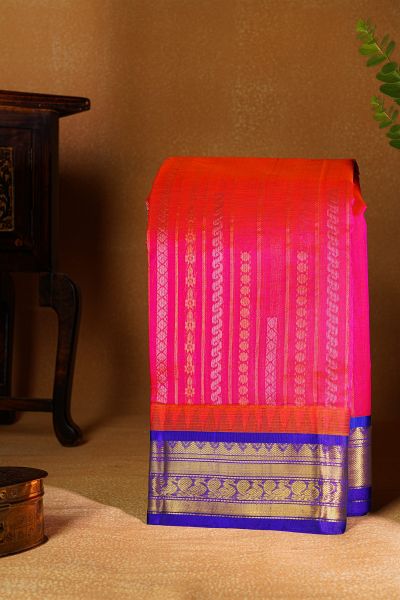 Kuppadam Sico Rani Pink Saree