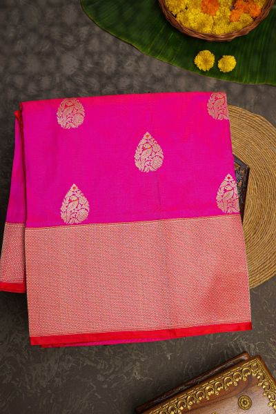 Banarasi Silk Pink Saree