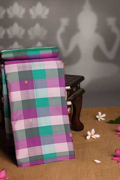 Kancheepuram Silk Multicolour Saree