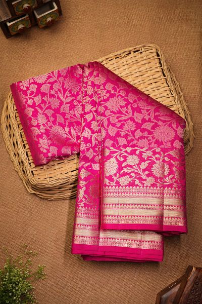 Coimbatore Soft Silk Magenta Saree