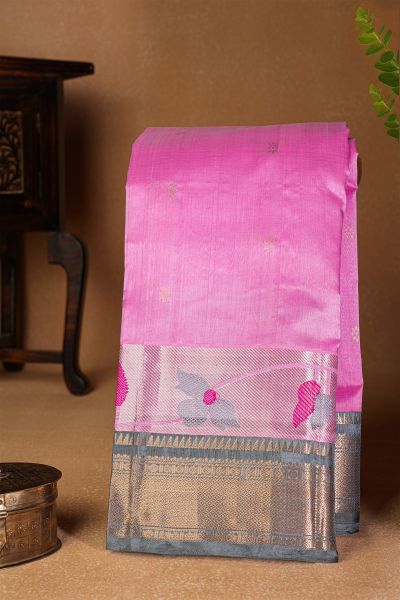 Kuppadam Sico Pink Saree