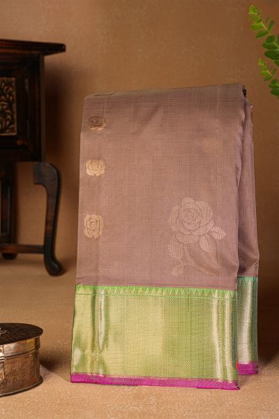 Kuppadam Sico Brown Saree