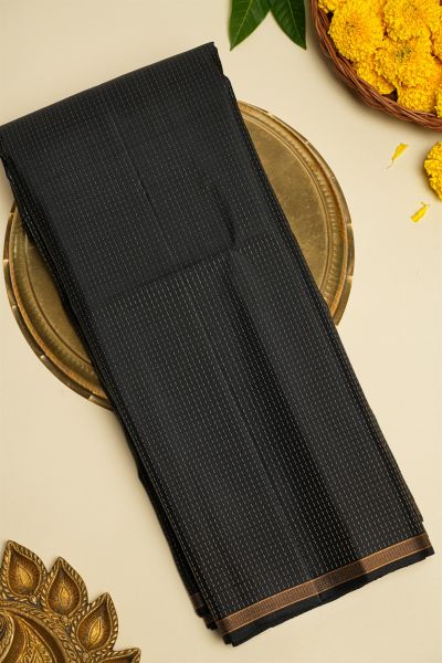Coimbatore Soft Silk Black Saree