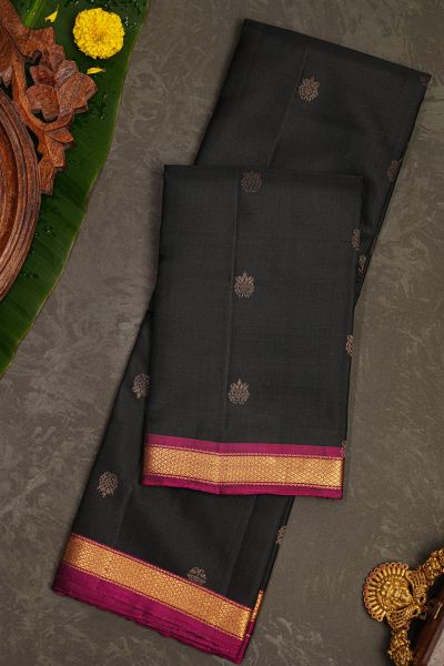 Coimbatore Soft Silk Black Saree