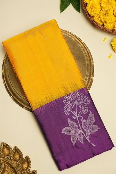 Coimbatore Soft Silk Mustard Saree