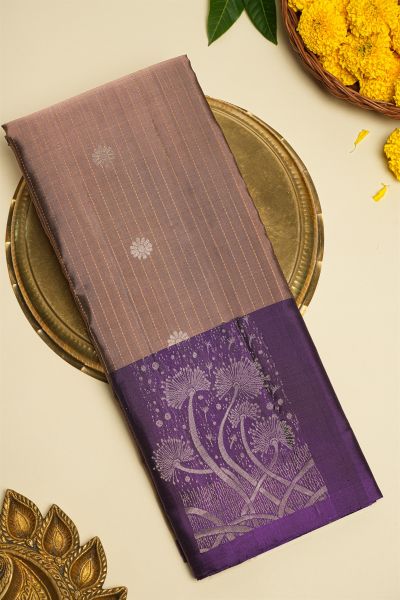 Coimbatore Soft Silk Brown Saree