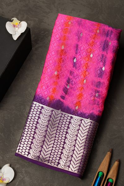 Mysore Crepe Multicolour Saree