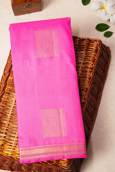 Kancheepuram Silk Pink Saree