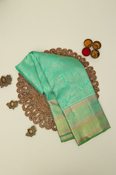 Kancheepuram Silk Sea Green Saree