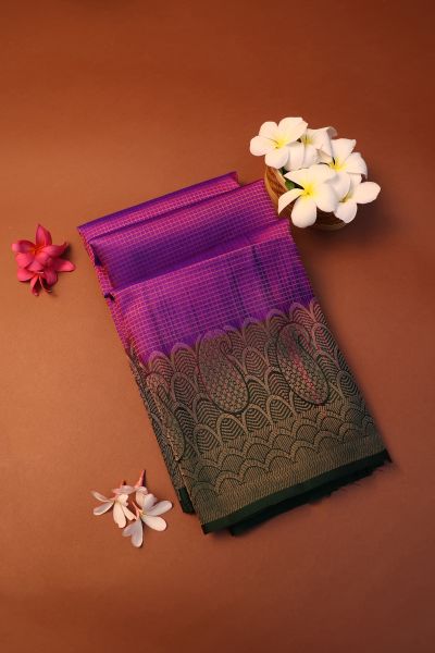 Coimbatore Silk Magenta Saree