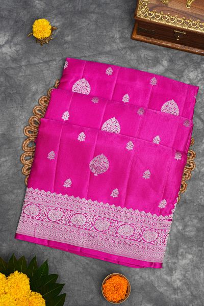 Banarasi Silk Pink Saree