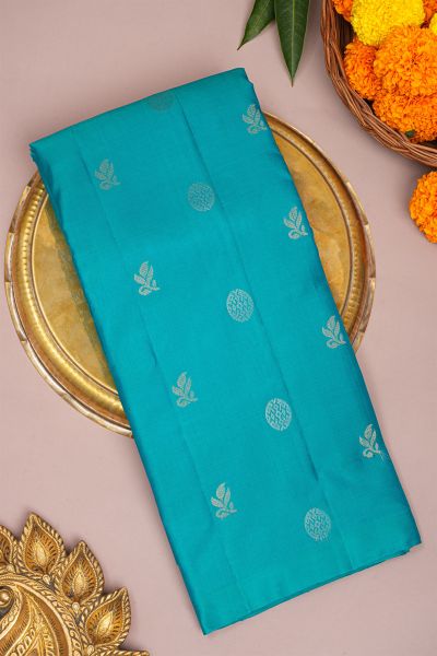 Coimbatore Soft Silk Sky Blue Saree