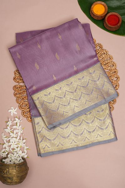 Venkatagiri Silk Lavender Saree