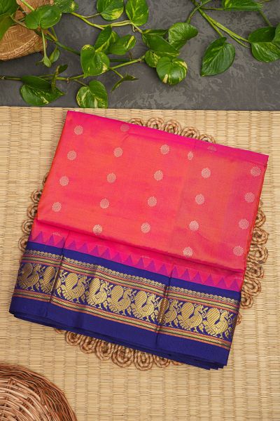 Narayanpet Silk Pink Saree