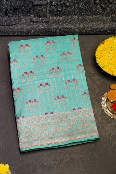 Banarasi Silk Blue Saree