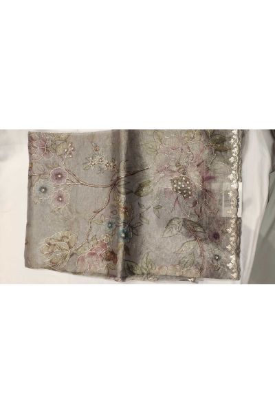 Designer Organza Multicolour Saree