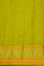 Gadwal Silk Maroon Saree With Mango Paisley Buttis Body