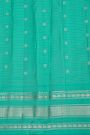 Gadwal Silk Cream Saree With Floral And Mango Paisley Border