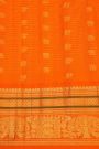 Gadwal Silk Lilac Saree With Elephants And Peacock Buttis In Checks Body
