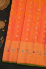 Gadwal Silk Dual Colour Saree With Meenakari Border