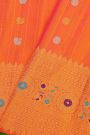 Gadwal Silk Dual Colour Saree With Meenakari Border