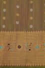 Gadwal Silk Dual Colour Saree With Meenakari Border