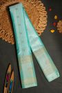 Gadwal Silk Sky Blue Saree