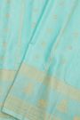 Gadwal Silk Sky Blue Saree