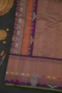 Gadwal Silk Dual Colour Saree With Birds And Paisley Border
