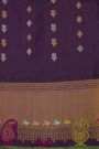 Gadwal Silk Dual Colour Saree With Birds And Paisley Border