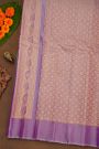Gadwal Silk Mint Blue Saree With Temple Border