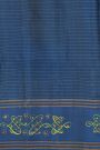 Coimbatore Soft Silk Mehendi Green Saree With Brush Hand-Painted Kolam Border