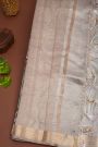 Matka Silk Off White Saree