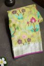 Zari Kota Yellow Saree