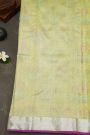 Zari Kota Yellow Saree