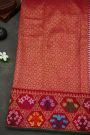 Zari Kota Red Saree