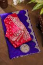 Fancy Silk Royal Blue Saree