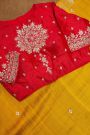 Fancy Tussar Mustard Saree