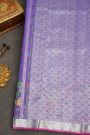 Zari Kota Cotton Lavender Saree