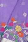 Zari Kota Cotton Lavender Saree