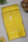 Fancy Matka Silk Lime Yellow Saree