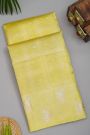Fancy Matka Silk Yellow Saree