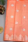 Fancy Matka Silk Dark Peach Saree