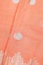 Fancy Matka Silk Dark Peach Saree